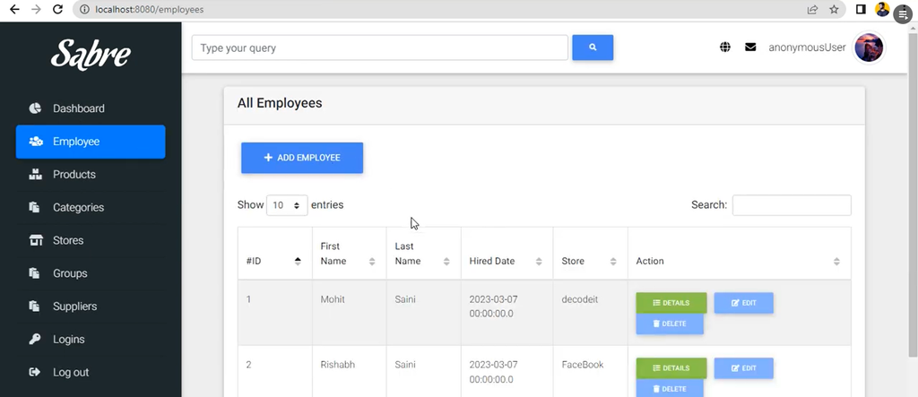 Inventory Management System in spring boot Project || spring boot Project