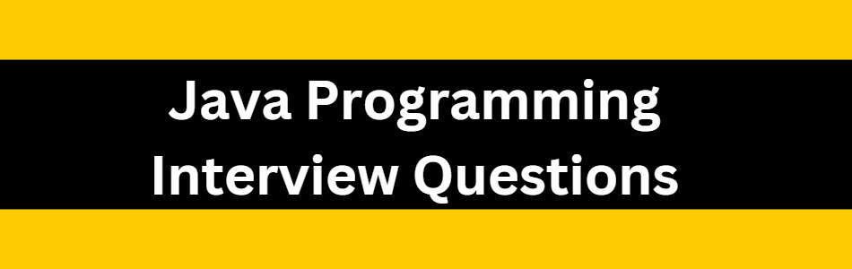 Top 10 Java Interview Question