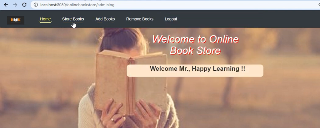 Online Book Shop System Using JSP and MySQL