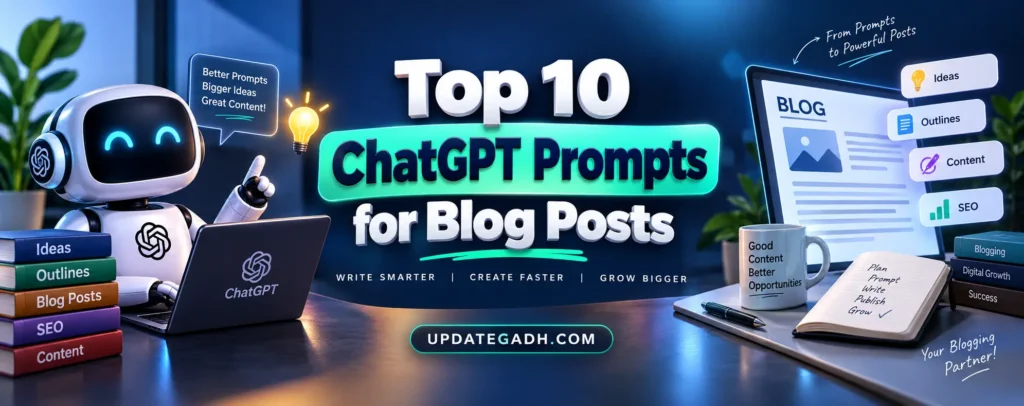 Top 10 ChatGPT Prompts for Blog Posts