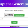 Captcha Generator