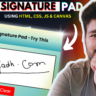 Build a Signature Pad in HTML, CSS, JS & Canvas