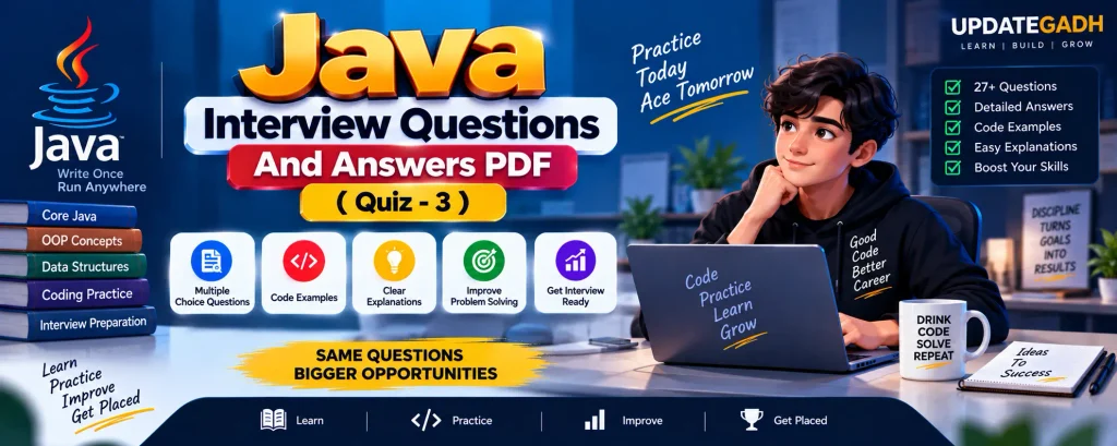 Java interview question and Answers - Quiz 3
