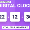 Secrets How to Design Digital Clock using JavaScript ! 💥 Mind-Blowing 2 Tips for Success!”