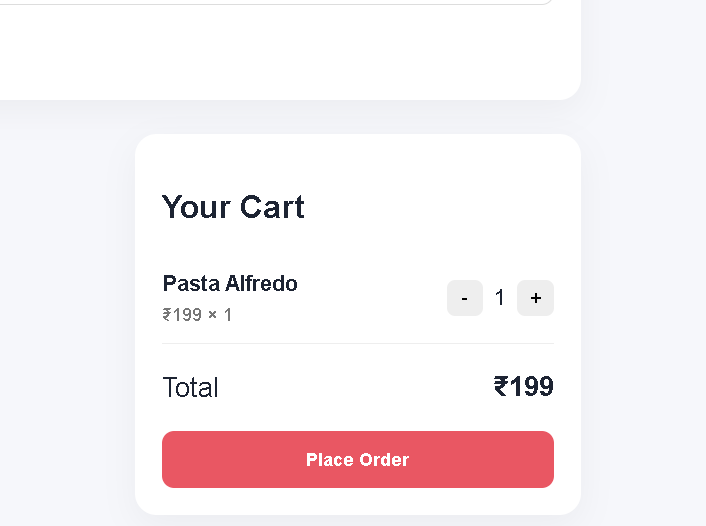 Food Ordering App in React Node.js Free Source Code