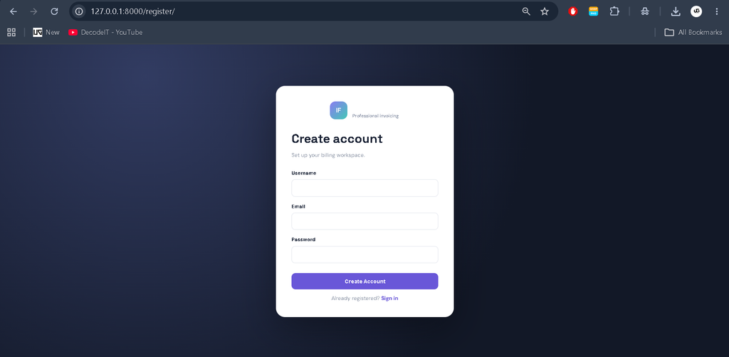 Invoice Generator In Django With Source Code Free