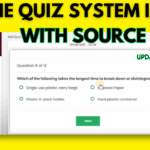 Online Quiz System In PHP With Source Code