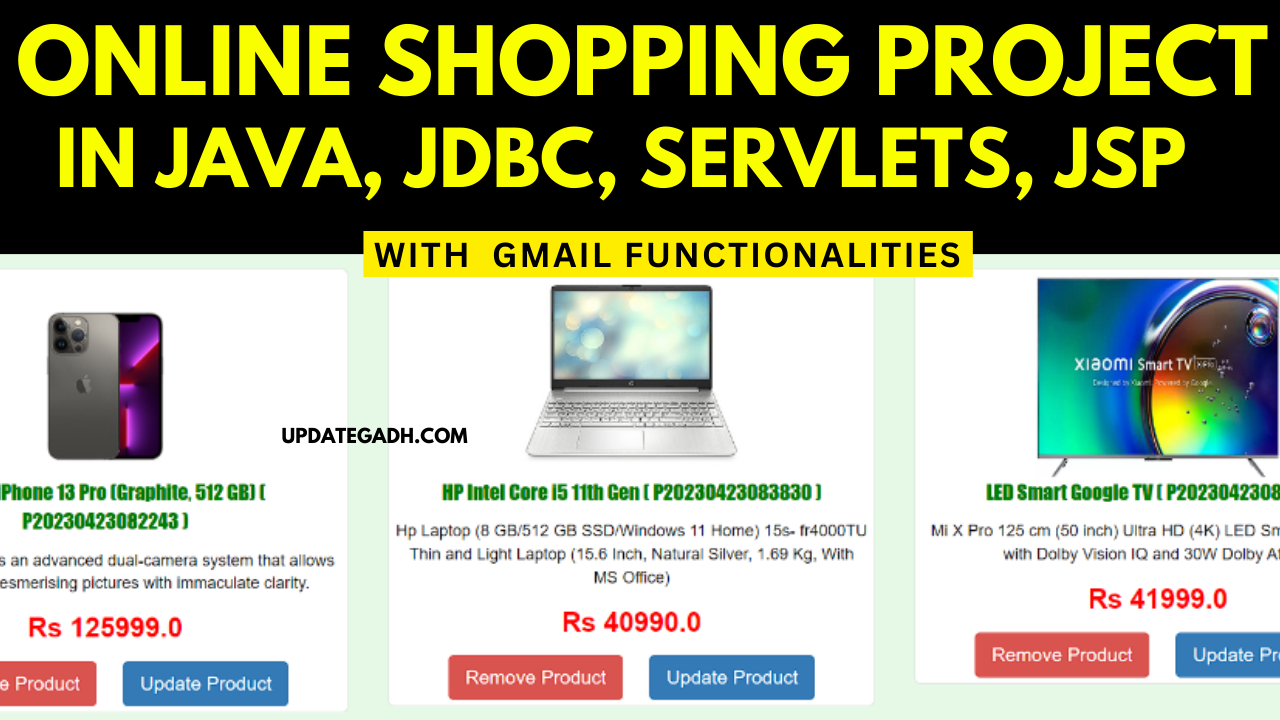 OnlineShopping Projectin Java