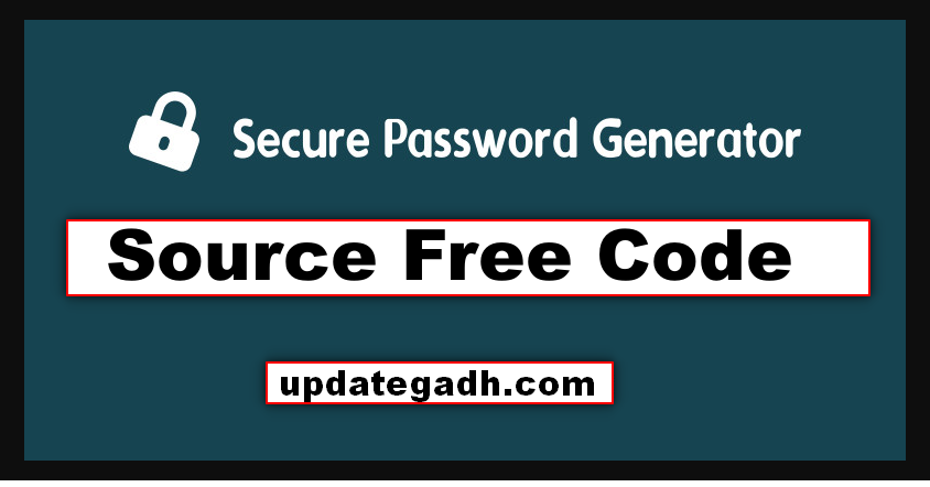 Password Generator In Python With Source Free Code