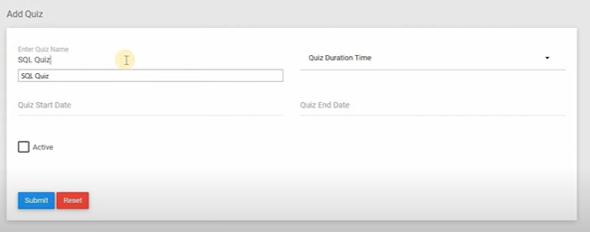 Online Quiz System In PHP With Source Code
