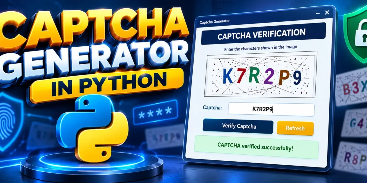 Captcha Generator In Python Using Tkinter