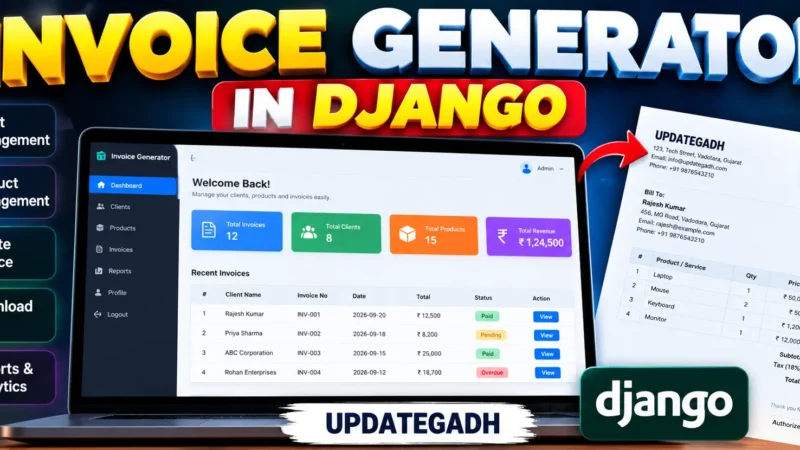 Invoice Generator In Django