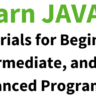 Java Exercises Basics to Advance - Free Java Programming Tutorial