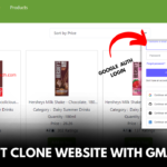 BigBasket Clone Website With Gmail login