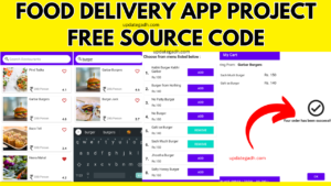 Best food delivery app project Free Source Code