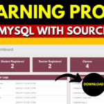 E-Learning Project in PHP MySQL with Source Code