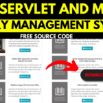 Library Management System in Java Servlet And MySQL free Source Code