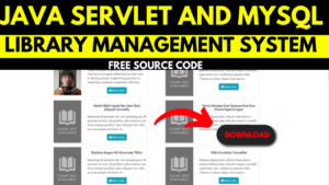 Library Management System in Java Servlet And MySQL free Source Code