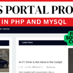 News Portal Project in PHP and MySql Free Source Code