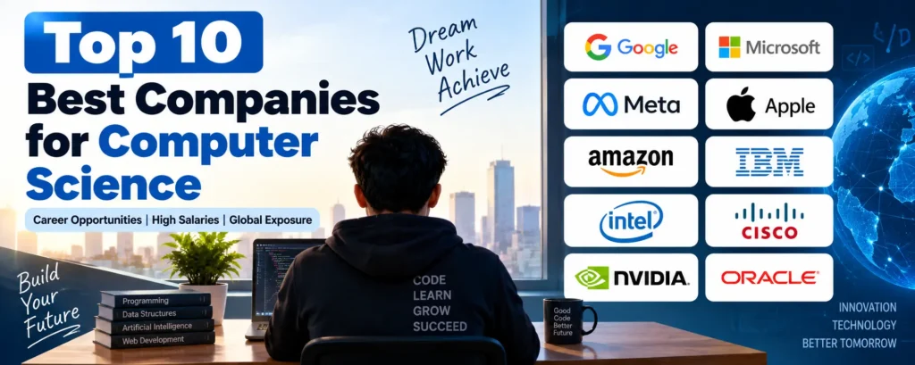Top 10 Best Companies for Computer Science Professionals