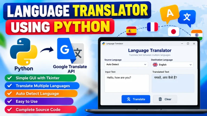 Language Translator Using Python