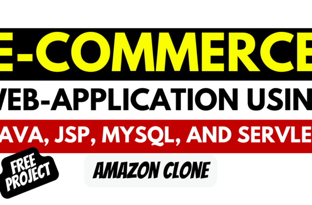 E-commerce Web Application on Java