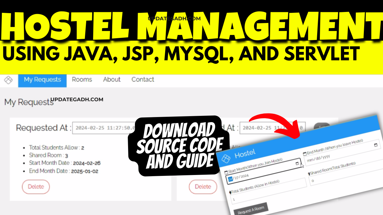 Hostel Management System in JSP & Comprehensive Guide