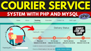 Online Courier Service System with PHP and MySQL