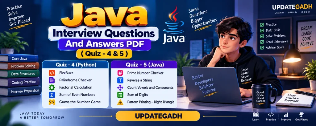 Java Interview Question And Answers Pdf -Quiz -5