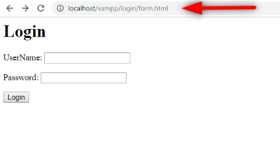 login form in php and mysql