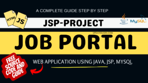 Building a Job Portal web application using Java, JSP, MySQL