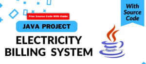 Electricity Billing System in Java and MySQL