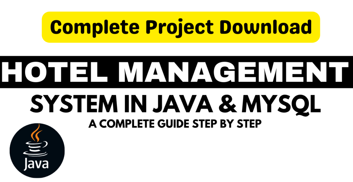 Hotel Management System in Java and MySQL