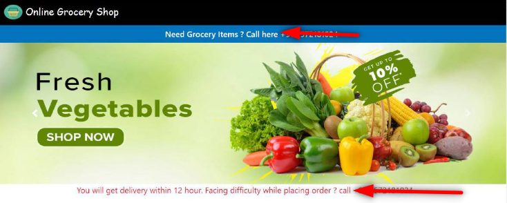 online grocery shop