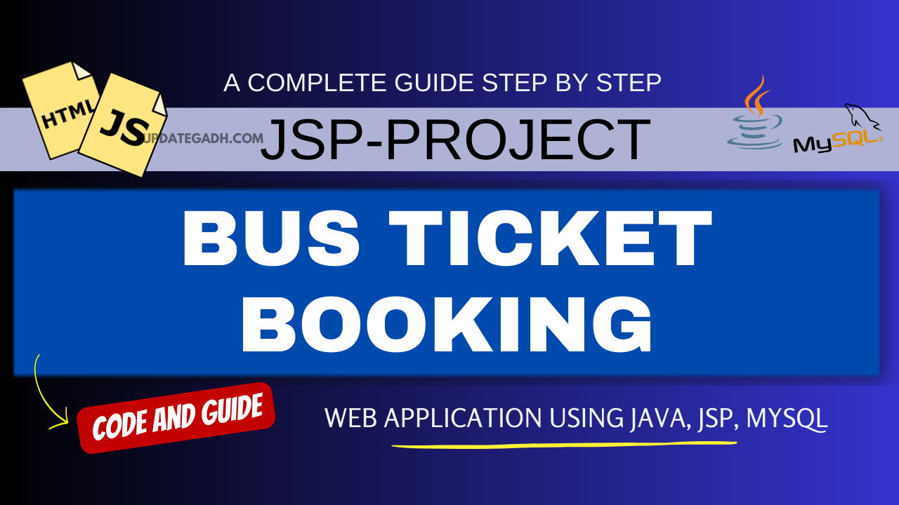 Bus Ticket Booking System Using Java(JSP, Servlet, J2EE, MYSQL)