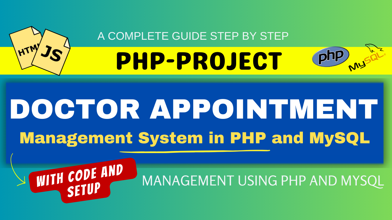 Doctor Appointment System Project in PHP and MySQL : Best 1 Project
