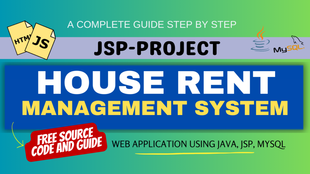 Best Project : House Rent Management System Using Java (JSP, Servlet ...