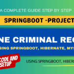 Online Criminal Record Portal using Spring Boot