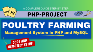 Online Poultry Farming Management System in PHP and MySQL