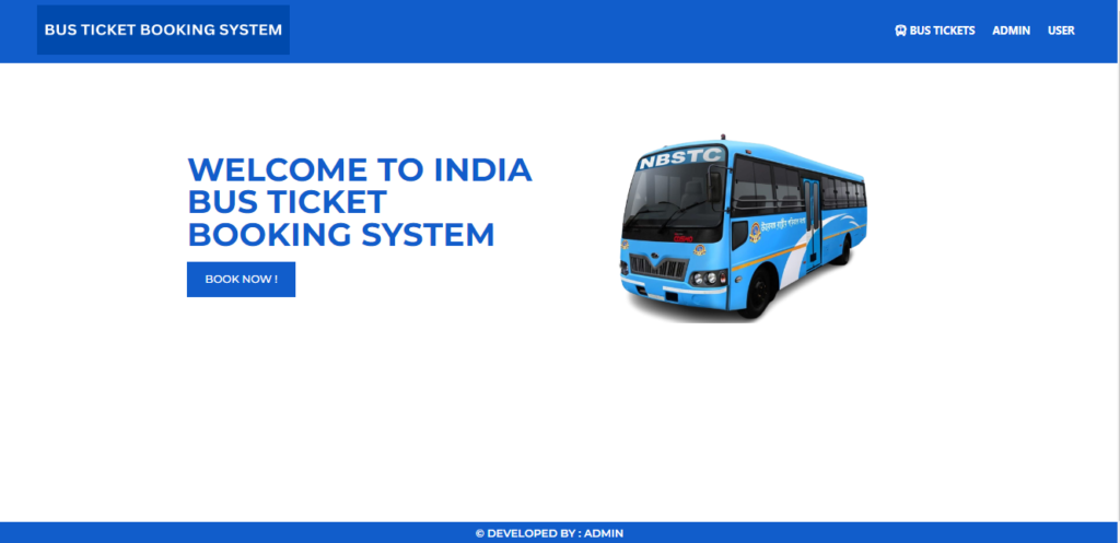 Bus Ticket Booking System Using Java