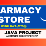 Pharmacy Store build with Java, MySQL