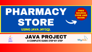 Pharmacy Store build with Java, MySQL