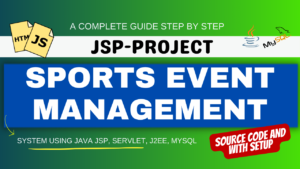 Sports Event Management System using Java JSP, Servlet, J2EE, MYSQL