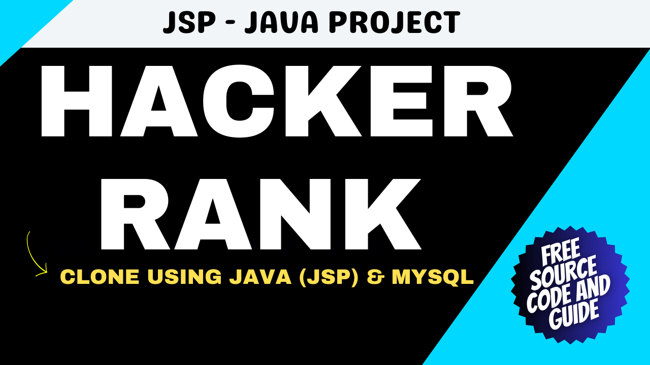 Hacker Rank Clone Project Using JSP With Download Free Source code