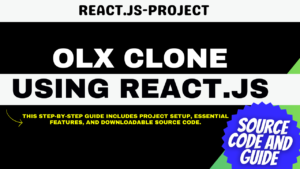 how to create an OLX clone using React