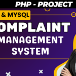 Complaint Management System in PHP and MySQL