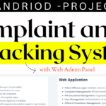 Complaint and tracking System