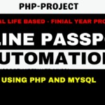 Online Passport Automation System