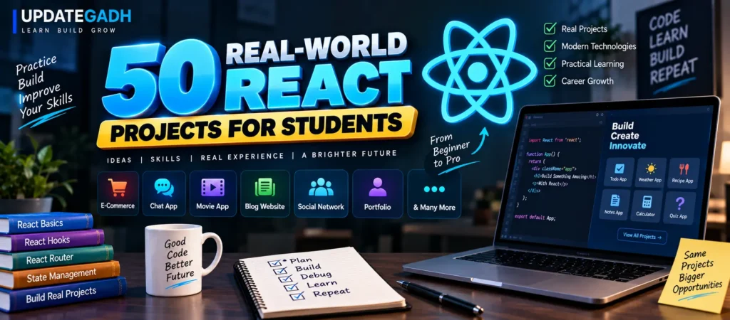 50 Real World React Projects for Students