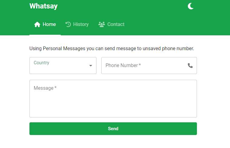 WhatsApp Contact Management